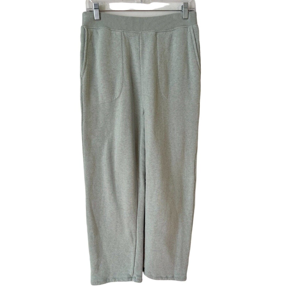 Madewell MWL Airyterry Blue Stitch Pocket Tapered Sweatpants Size Small